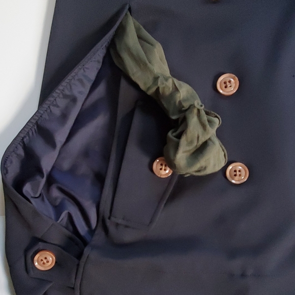 Cape Coat Double Breasted / Poncho/ Small - Picture 2 of 8